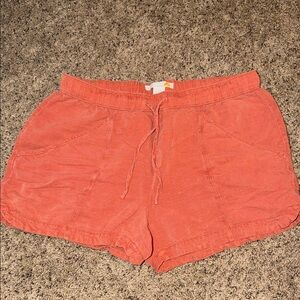 C&C California Coral Drawstring Athletic Shorts
